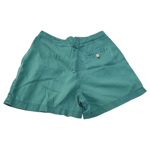 Vintage NY Line Green Shorts with Three Pockets 100% Cotton Size 10 (Medium) - Picture 2 of 5